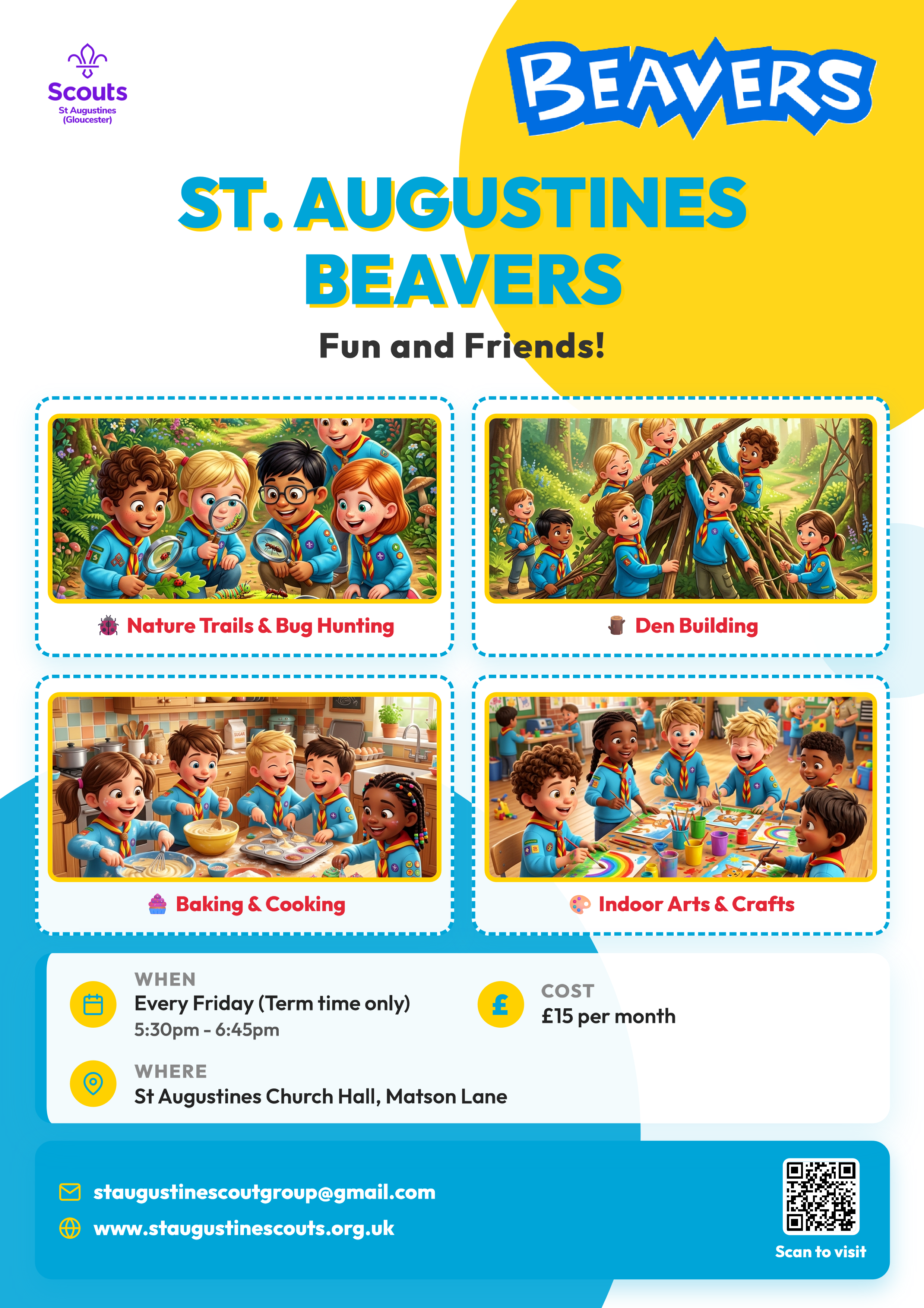 St Augustines Beavers Poster